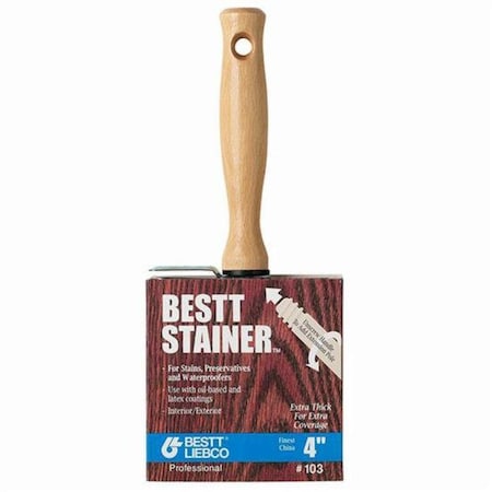 Bestt Liebco 4in Master Bestt Stainer Block Paint Brush #103